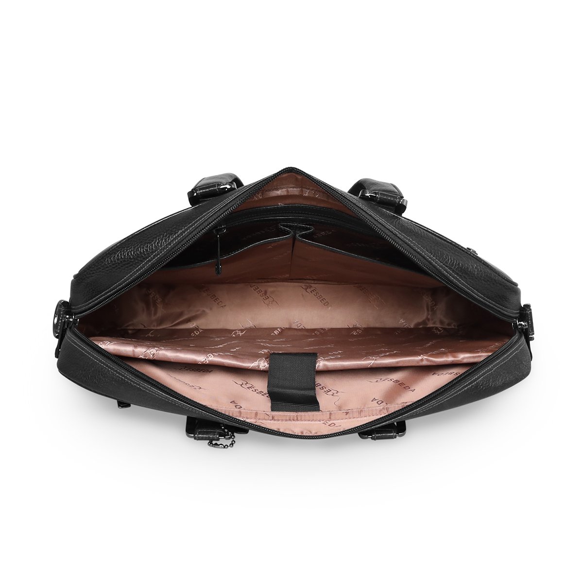 Esbeda leather laptop bag top