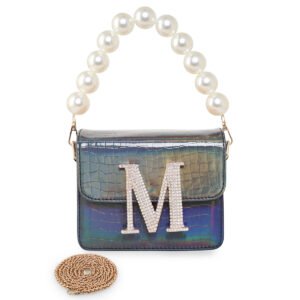 ESBEDA Navy Color Hotty Glossy Croco Slingbag For Women