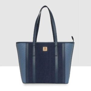 ESBEDA Blue Color Fish Textured Handbag For Women