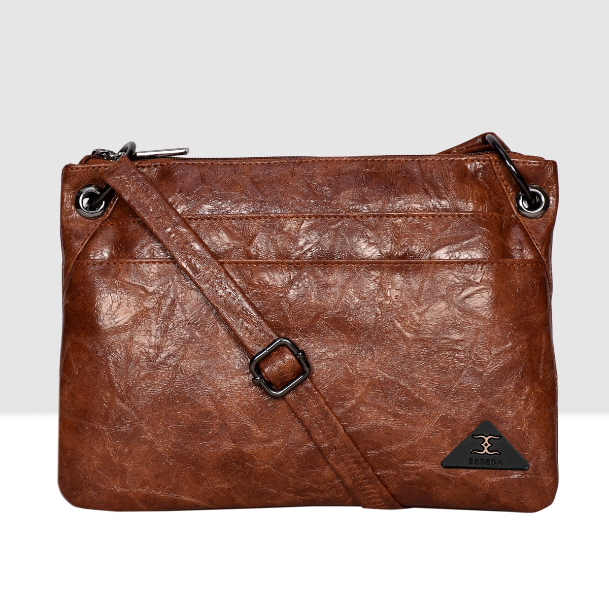 ESBEDA Tan Color Small Size Cross Body Sling Bag For Women