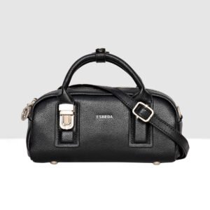 ESBEDA Black Color Boxy Small Handbag For Women