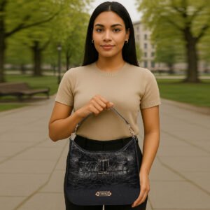 ESBEDA Black Color Stylish Classic Sling Bag For Women