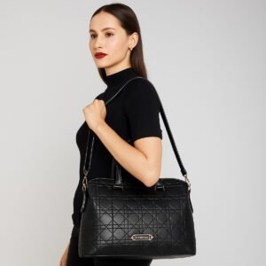 ESBEDA Black Color Celestial Gleam Handbag For Women