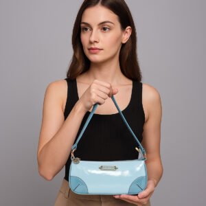 ESBEDA Light Blue Color Scarlet Muse Sling Bag For Women