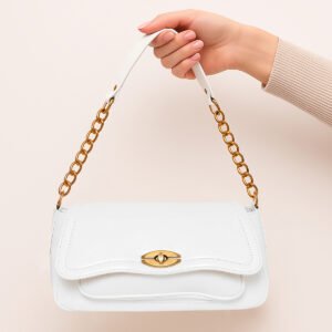 ESBEDA White Color Crimson Charm Luxe Sling Bag For Women