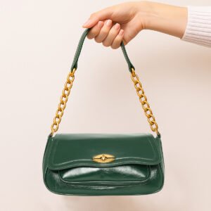 ESBEDA Green Color Crimson Charm Luxe Sling Bag For Women