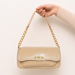 ESBEDA Beige Color Crimson Charm Luxe Sling Bag For Women