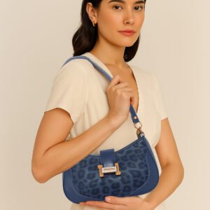 ESBEDA Blue Color Animal Textured Sling Bag For Women