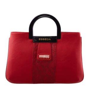 ESBEDA Red Color Solid Pu Synthetic Fabric Armbag For Women