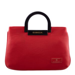 ESBEDA Red Solid Pu Synthetic Fabric Armbag For Women