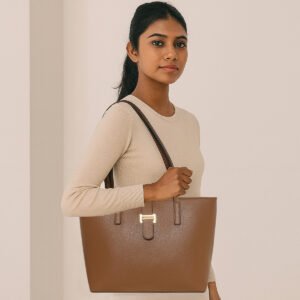 ESBEDA Tan Color Siena Classic Handbag For Women