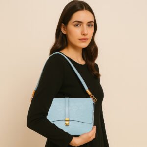 ESBEDA Blue Color Diamond pattern Sling Bag For Women