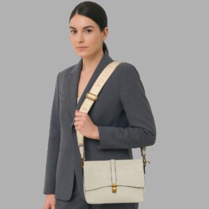 ESBEDA Beige Color Diamond pattern Sling Bag For Women
