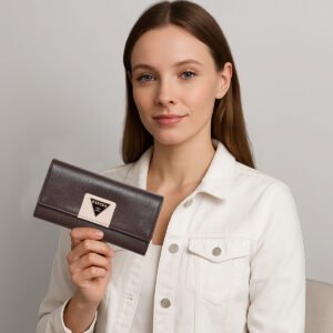 ESBEDA Brown Color El?gance Classic  Wallet For Women