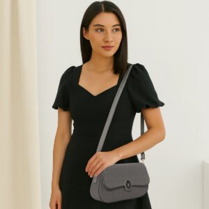 ESBEDA Black For Sandstone Chic Stylish Sling Bag For Women