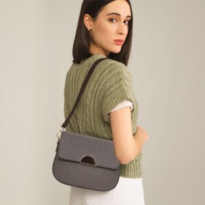 ESBEDA Brown For Sandstone Grace Sling Bag For Women