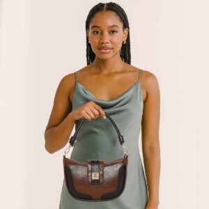 ESBEDA Tan Colour Dual-Tone Chic Hand Bag For Women