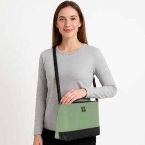 ESBEDA Pista Colour Dual-Tone Textured Sling Bag For Women