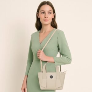 ESBEDA Beige Color Classic Mini Handbag For Womens