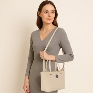 ESBEDA Beige Color Elegant Mini Handbag For Womens