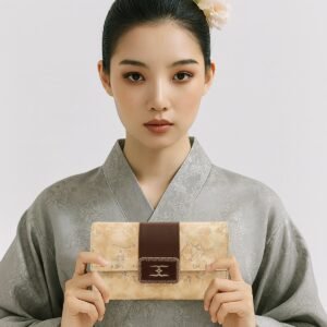 ESBEDA Beige Color Marble Luxe Texture Women?s Wallet For Womens