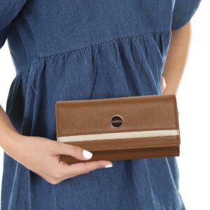ESBEDA Tan Color Classic Elegance Women?s Wallet For Womens