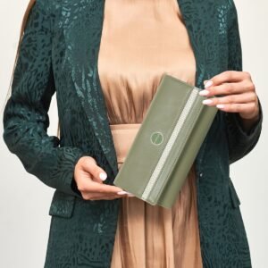 ESBEDA Green Color Classic Elegance Women?s Wallet For Womens