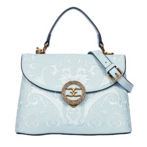 Esbeda RegalMint Embroidered Top-Handle Bag