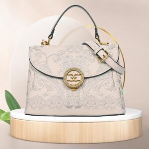 Esbeda RegalMint Embroidered Top-Handle Bag
