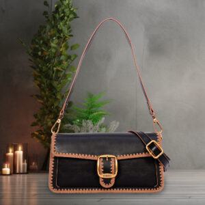 ESBEDA Black color Trendline Buckle Detail Sling Bag