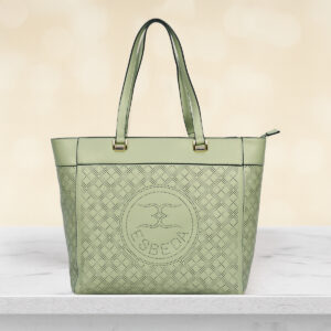 ESBEDA Pista Color Prime Emboss Tote Handbag For Womens