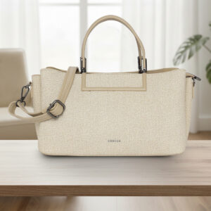 ESBEDA Cream colour Boardroom Chic Handbag for womens