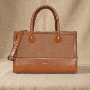 ESBEDA Tan colour primecarry Handbag for womens