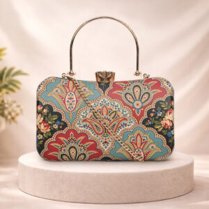 ESBEDA Mandala Art Box Clutch for womens