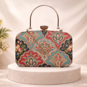 ESBEDA Mandala Art Box Clutch for womens