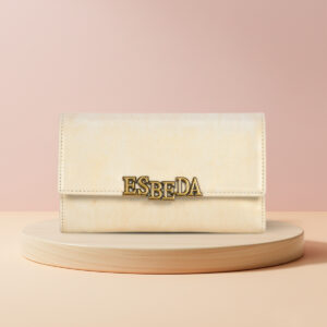 ESBEDA Whitegold Color Clarisse Wallet For Womens