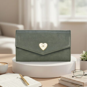 ESBEDA Green Color Amorette Wallet For Womens