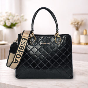 ESBEDA Black Color Elara Structured Handbag For Womens