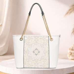 ESBEDA White Color Serene Mandala Handbag For Womes