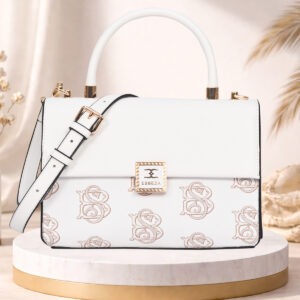 ESBEDA White Color Luxe Signature Handbag For Womens
